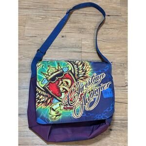 Vintage Y2K- CHRISTIAN AUDIGIER EST 1958 LOS ANGLES-Nylon Messenger Bag